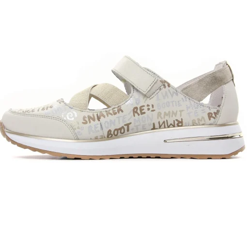 Baskets Mode Remonte D1G05-80 Offwhite Silver