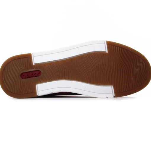 Baskets Mode Rieker N3945-91 Rose Fleurs