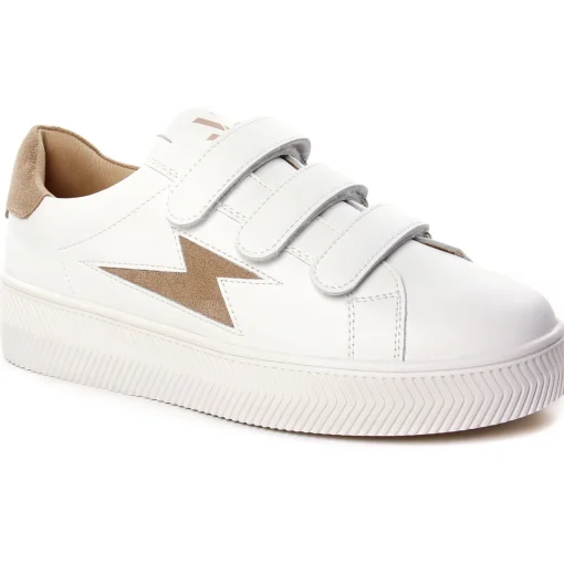 Baskets Mode Vanessa Wu Camélia Bk2658 Beige