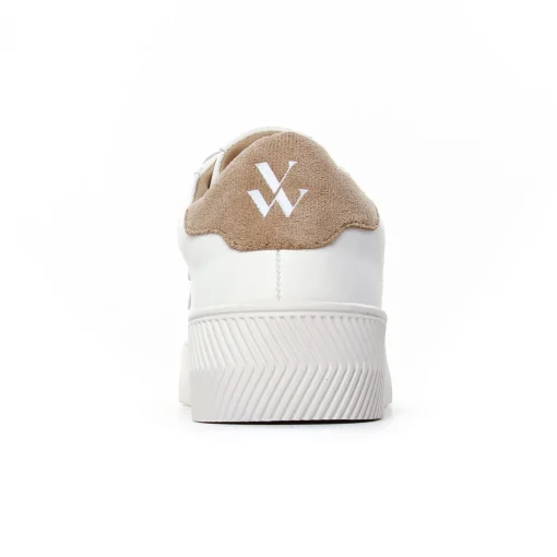 Baskets Mode Vanessa Wu Camélia Bk2658 Beige