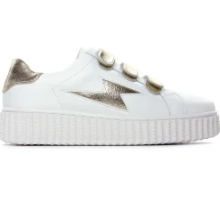 Baskets Plateforme Vanessa Wu Marilou Bk2387 Or