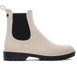 Boots Élastiquées Tamaris 25359 Ivory Black