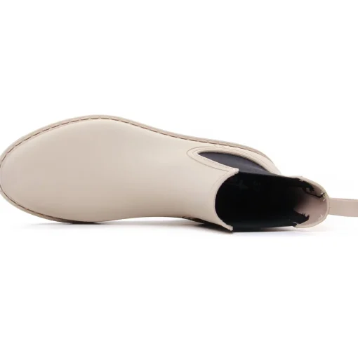 Boots Élastiquées Tamaris 25359 Ivory Black