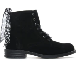 Bottines À Lacets Scarlatine Madonna Noir