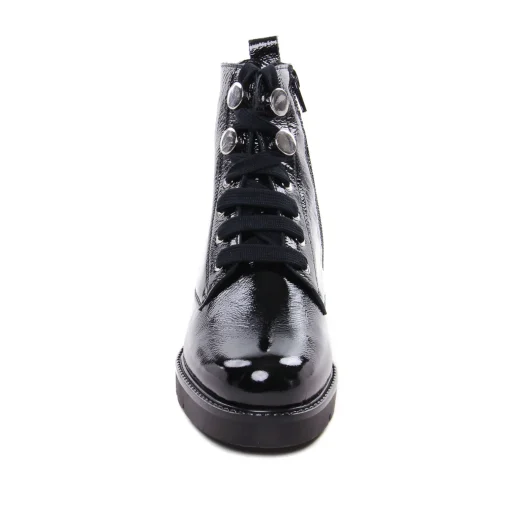 Bottines À Lacets Scarlatine Co77707 Ca Noir Naplack