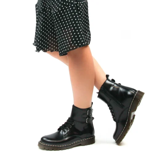 Bottines À Lacets Scarlatine Dynamic Noir