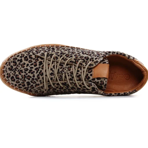 Derbys Coco Et Abricot Maire Leopard