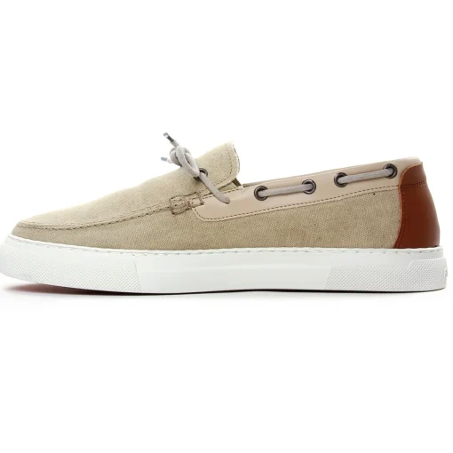 Mocassins Bateaux Fluchos F1416 Lona Taupe