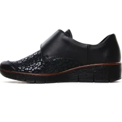 Mocassins Confort Rieker 537C0-00 Schwarz