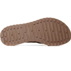 Mules Compensées Caprice 27202 Taupe Metallic
