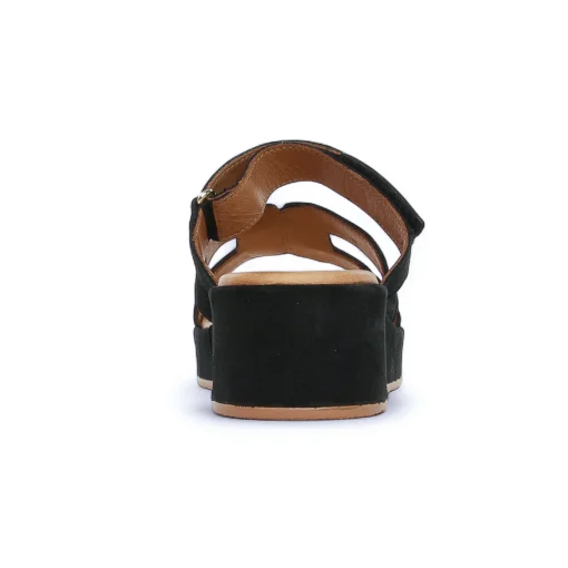 Mules Compensées Scarlatine Gafeau Noir