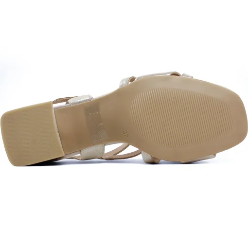 Nu-Pieds Talon Caprice 28300 Taupe Sue Met