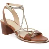 Nu-Pieds Talon Les Tropeziennes Lilon Tan