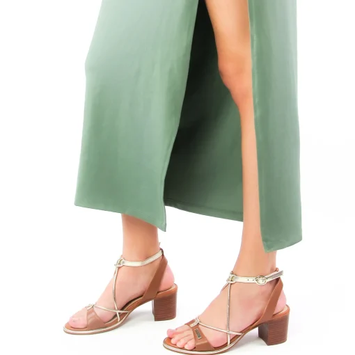 Nu-Pieds Talon Les Tropeziennes Lilon Tan