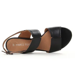 Nu-Pieds Talon Marco Tozzi 28301 Black Antic