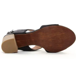 Nu-Pieds Talon Marco Tozzi 28301 Black Antic