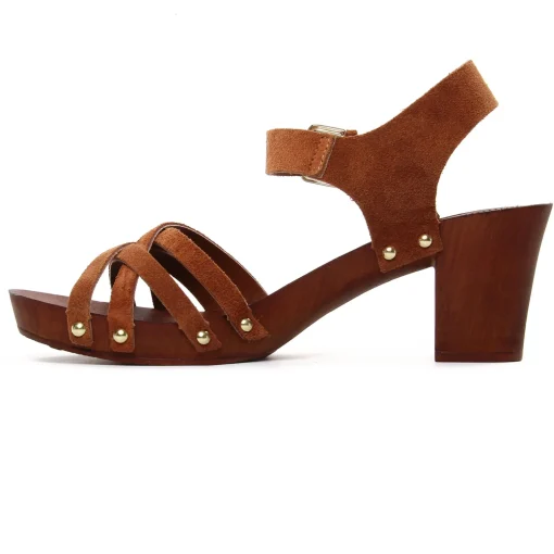 Nu-Pieds Talons Hauts Les Tropeziennes Toopaya Camel