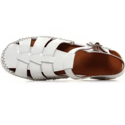 Sandales Coco Et Abricot Magescq Blanc