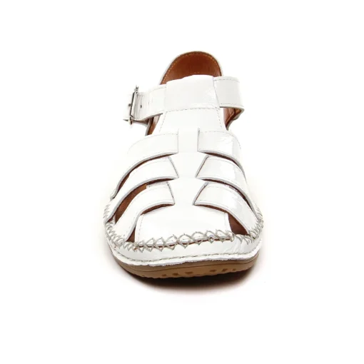 Sandales Coco Et Abricot Magescq Blanc