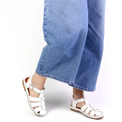 Sandales Coco Et Abricot Magescq Blanc