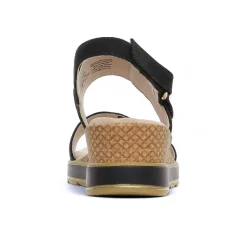 Sandales Compensées Caprice 28753 Black Nubuc