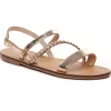 Sandales Plates Les Tropeziennes Batresse Or