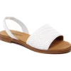 Sandales Plates Scarlatine 30635 Blanc