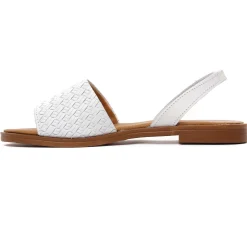 Sandales Plates Scarlatine 30635 Blanc