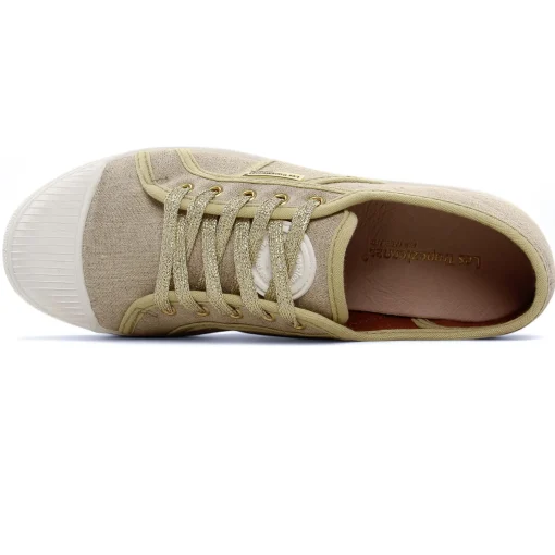 Tennis Toile Les Tropeziennes Cloruni Beige Or