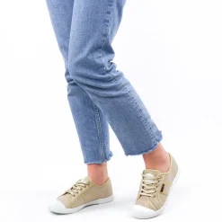 Tennis Toile Les Tropeziennes Cloruni Beige Or